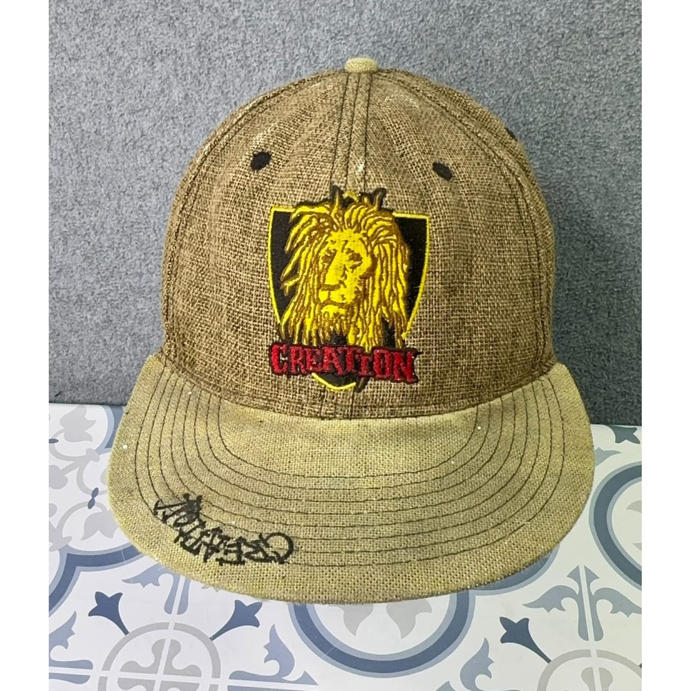 RARE Creation Skateboards Grassroots California Limited Ed Flat Brim Hat 7 1/8 - Picture 5 of 16